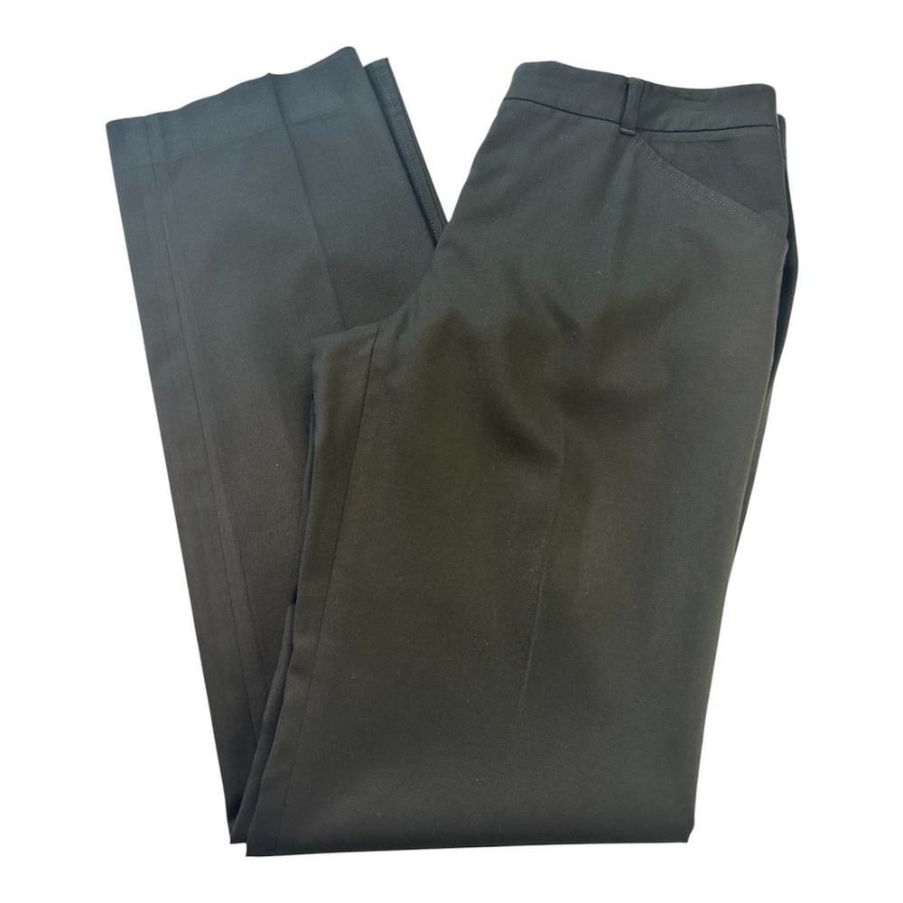 Dolce & Gabbana Trousers Women 38 Black Made in Italy Straight Leg